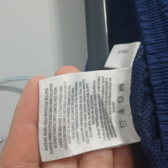 Adidas vintage Unisex Blue Track Pants, ( Windbreaker)Sz Large pre-owned - Picture 9 of 9